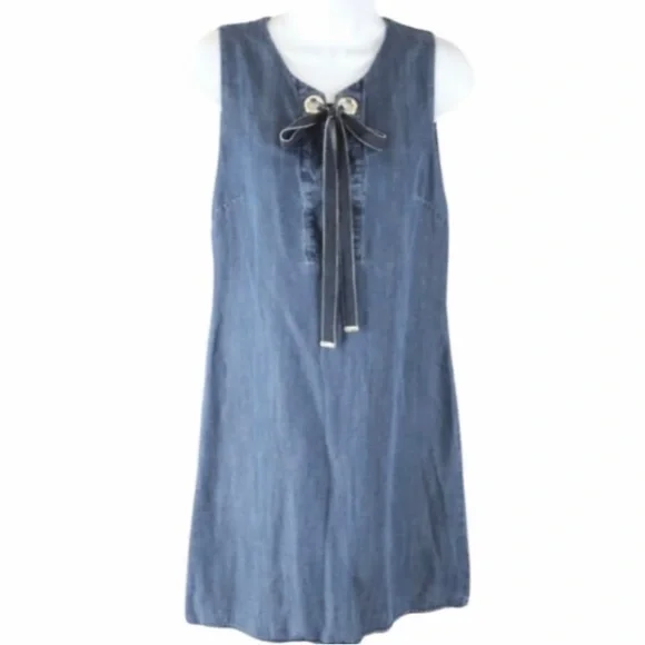 tommy hilfiger sleeveless denim dress Tommy Hilfiger Dresses | Tommy Hilfiger Light Blue Denim Dress | Color: Blue | Size: 8